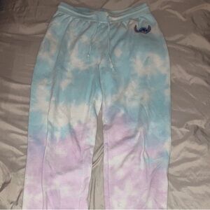 Disney stitch tie dye sweatpants